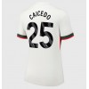 Chelsea Moises Caicedo #25 Borta Kläder Dam 2025-26 Kortärmad Chelsea Moises Caicedo #25 Borta Kläder Dam 2025-26 Kortärmad